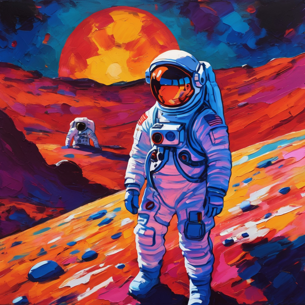 Astronaut on mars