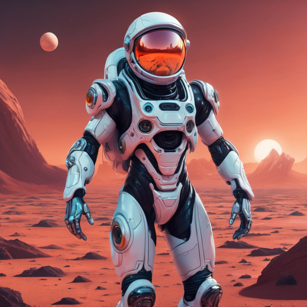 Astronaut on mars