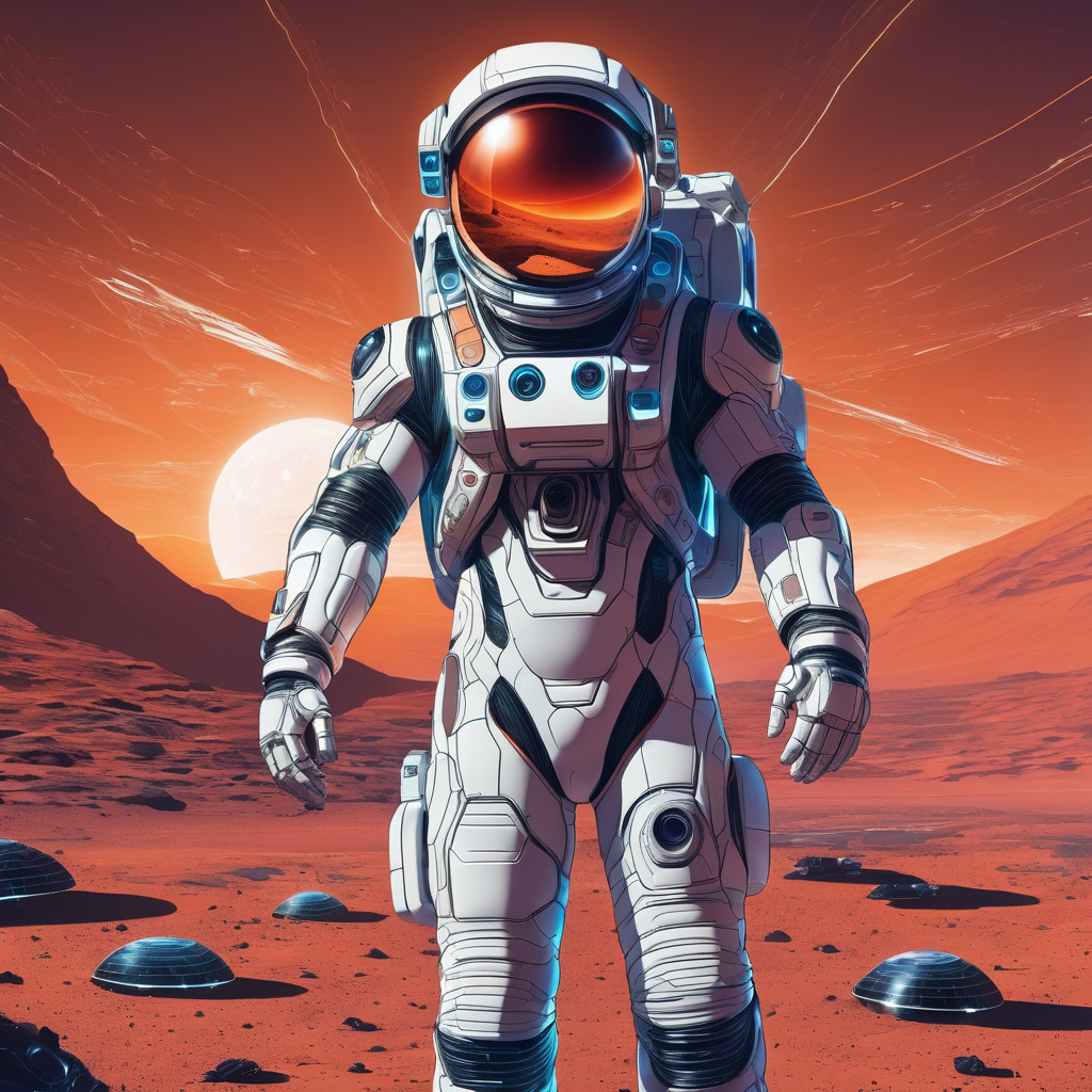 Astronaut on mars