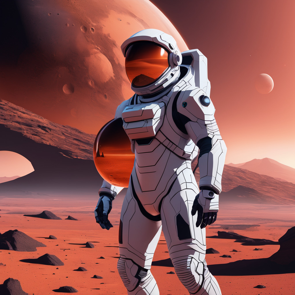 Astronaut on mars