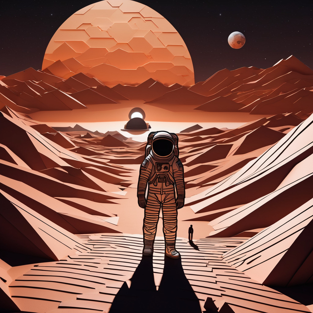 Astronaut on mars