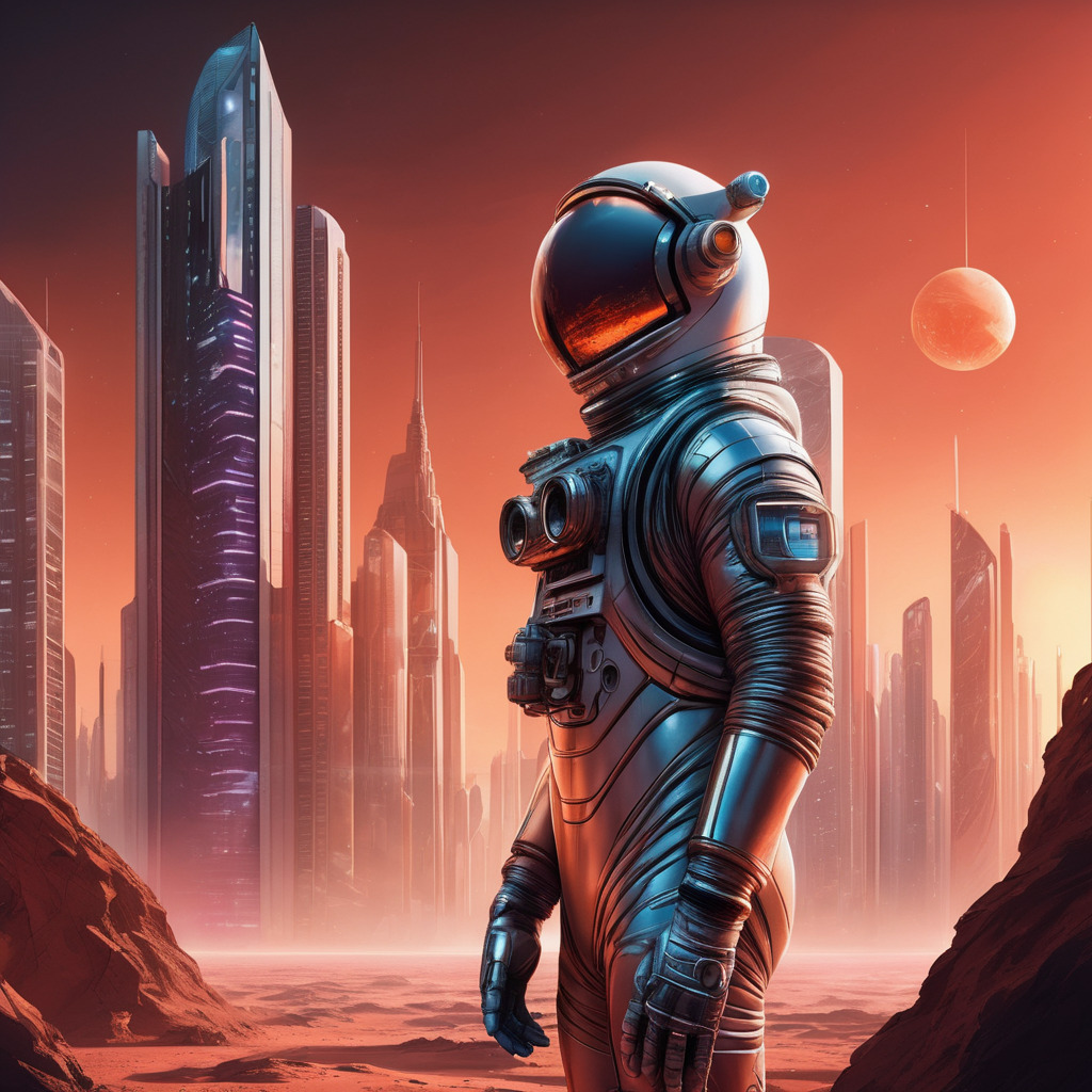 Astronaut on mars